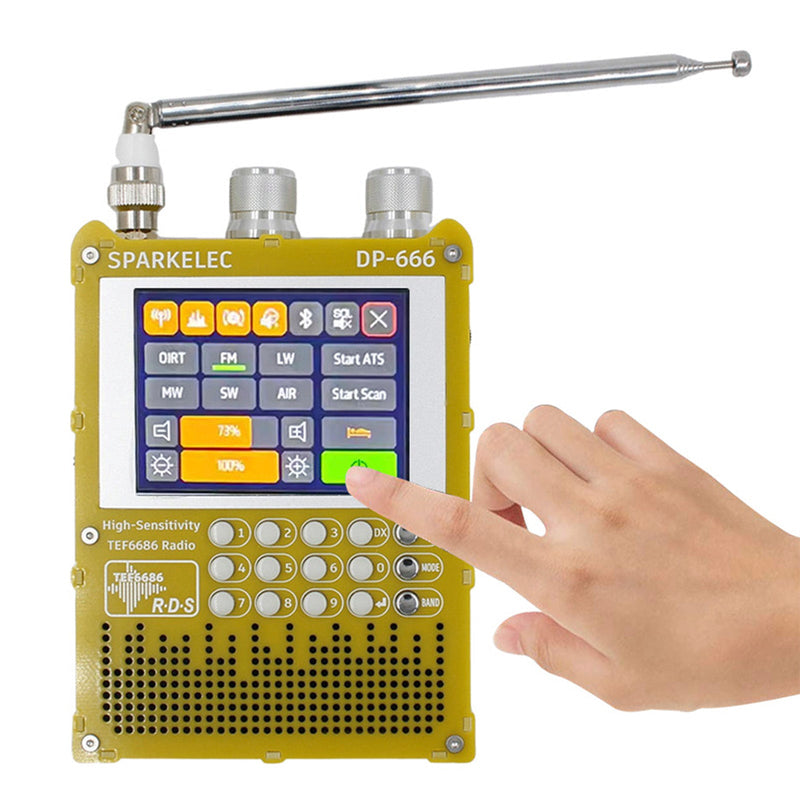 TEF6686 DSP-Radio DP666 Hochempfindliches Breitband-LW-MW-SW-0IRT-Kurzwellenradio