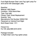 2015-2018 VW Volkswagen Jetta Front Right Stoßstange Klarglas Nebelscheinwerfer