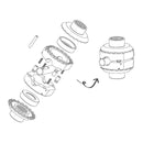 1974–1983 Jeep CJ5 Foran eller bag til Dana 30, 27 Spline Front Differential Locking SLD3027