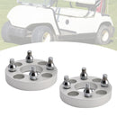 1"" Radabstandshalter-Set mit Kabeln, Radmuttern, silber, für Yamaha, Club Car, Ezgo Golfwagen