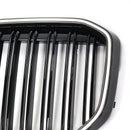 2019-2022 Velegnet til BMW X7 G07 dobbelt lamel frontgrill i højglans sort