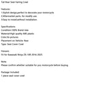 2016-2025 Kawasaki ZX10R ZX-10R Racing Heck Rücksitz Verkleidung