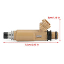 4 inyectores de combustible para Toyota Avensis Carina Corona RAV4 2.2L 3.0L 23250-74170