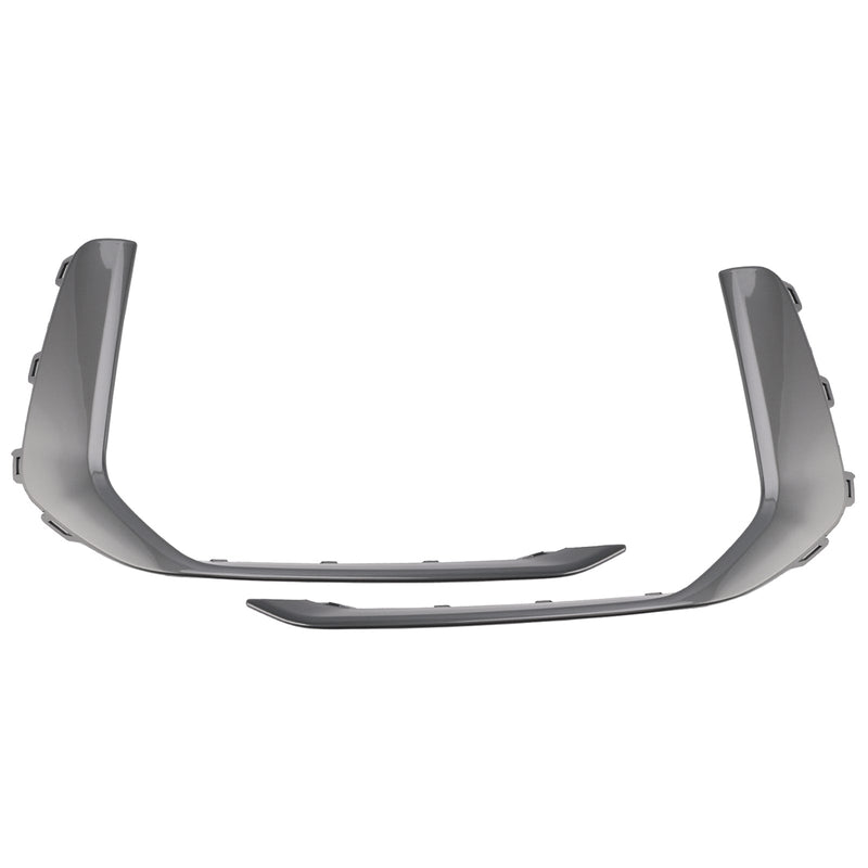 2019-2023 Audi A6 C8 S-Line S6 2PCS Front Nebelscheinwerfer Lampe Trim Grau