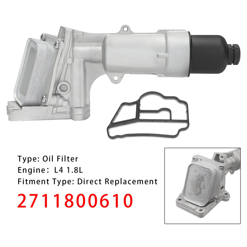 Ölfiltergehäuse für Mercedes-Benz C230 W203/C203 1,8L Motor (2003–2005) 2711800610