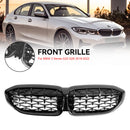 Diamond Black Grill Grill Grill 51138072085 pro BMW řady 3 G20 2019-2022
