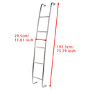 Escalera de 5 peldaños 093NVL para furgoneta de techo alto Nissan NV2500/3500 HD 2011-2021