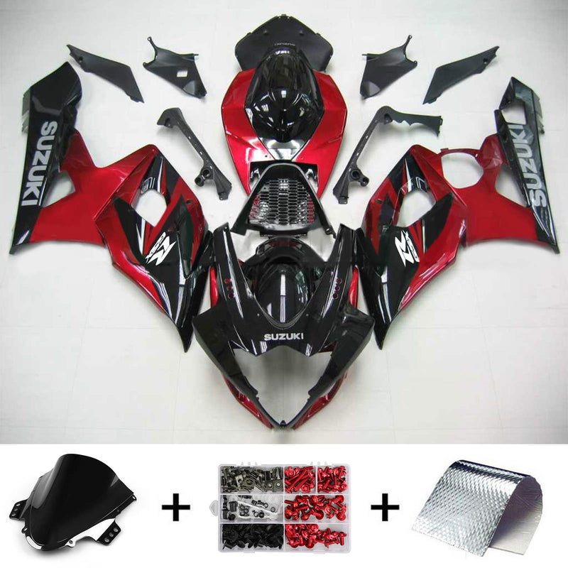 2005-2006 Suzuki GSXR1000 K5 Zestaw wyzwalacza wtrysku Nadwozie Plastik ABS