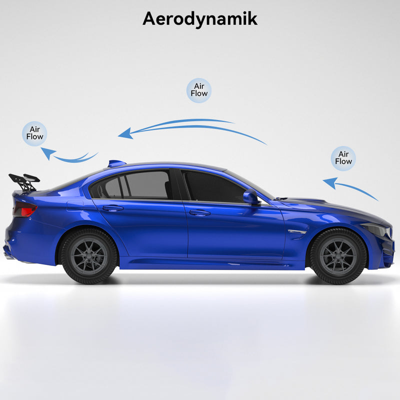 Porta traseira universal de 135 cm, spoiler traseiro GT em alumínio ajustável, genérico