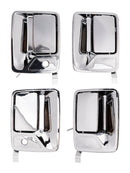 4-teiliges Set verchromter Außentürgriffe für Ford F-250 F-350 Super Duty 99-16