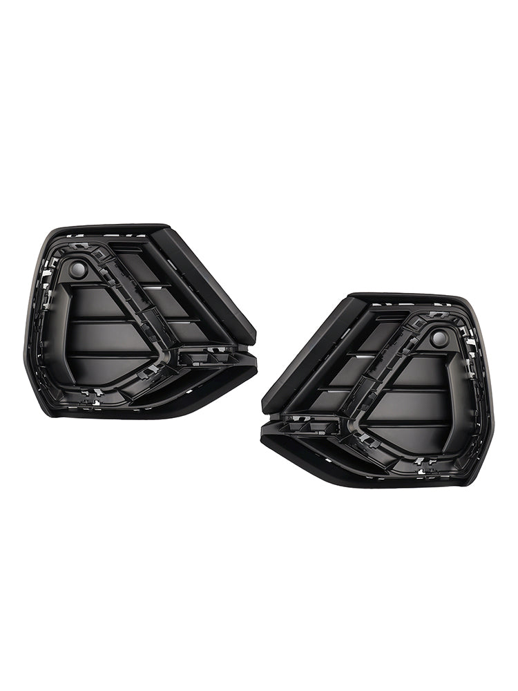 2019–2022 Audi Q3 S-Line 2 Stück glänzend schwarz Frontstoßstangen-Kühlergrillabdeckung