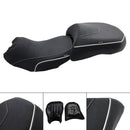 2014–2018 BMW R1200GS/GS Adv Wymień przedni i tylny kierowca/przedni fotelik pasażerski na czarno