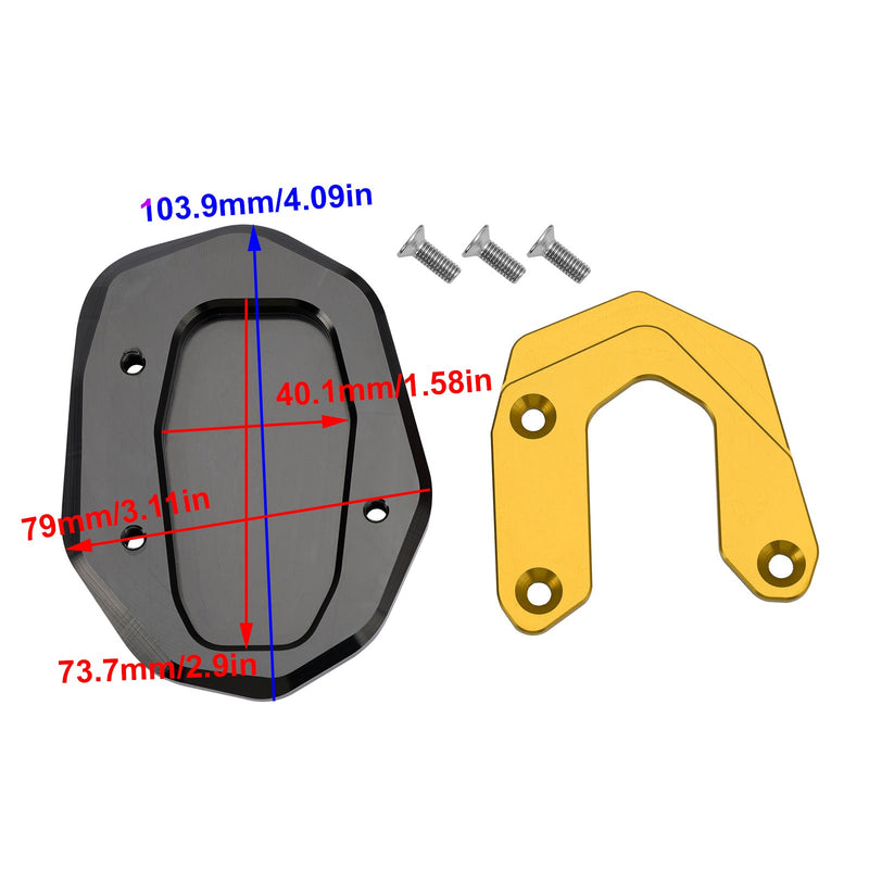 Telineen suurennuslevy, joka sopii Ducati Scrambleriin 400/800/1100 2015-2020