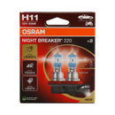 2 STÜCKE Autolampe Night Breaker H11 64211NB220 12 V 55 Watt Für OSRAM