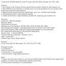 1975-1982 Ford YF Carter 240-250-300 6 sylinder CIL forgasser D5TZ9510AG