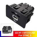 Hub de medios USB con módulo de tarjeta SD para Ford para Sync 2 GC3T-14F014-AB