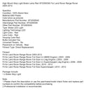 High Mount Stop Licht Bremse Lampe Rot XFG000040 Für Land Rover Range Rover