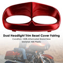 Kledning med dobbel frontlysramme for Road Glide 1998-2013