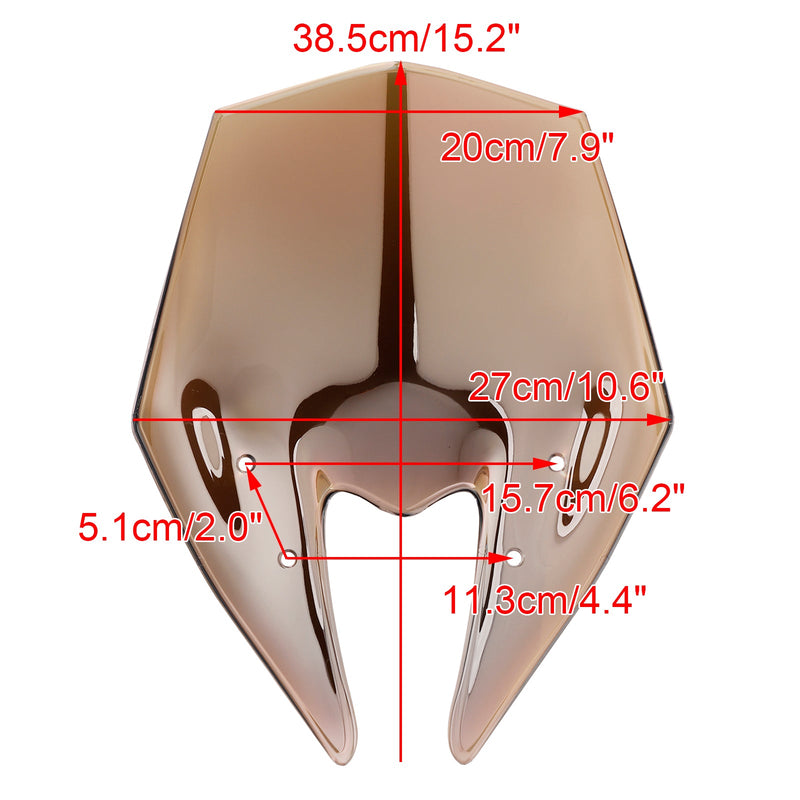 Windschutzscheibe Windschutz + Halterung passend für Kawasaki Z900 2025
