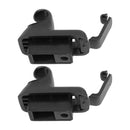 2x sorte solskærmsclips 1RF14DX9AB Velegnet til Chrysler 300 Dodge Charger 2011-2020