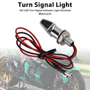 12V LED Blinker Anzeige Licht 8mm Universal Motorrad Für Yamaha