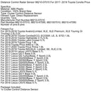 2017 Lexus IS350 (Basis, F Sport) 3,5 l Abstandsregel-Radarsensor 88210-07010