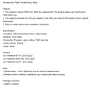 Avgrensningsplate gasshusdeler passer for YAMAHA MT-07 FZ-07 XSR700 2014-2022