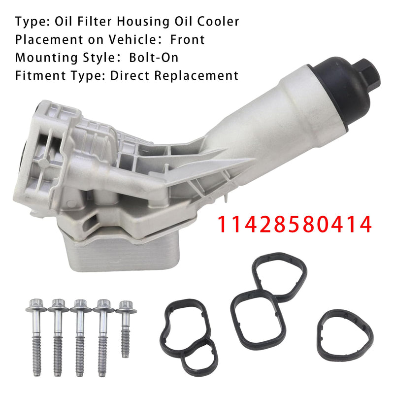 2021-2024 BMW 430i xDrive Ölfiltergehäuse Ölkühler 11428580414 11428651710