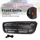 Frontstoßstangengrill mit LED-Beleuchtung, mattschwarz, passend für Ford Ranger (2004–2011).