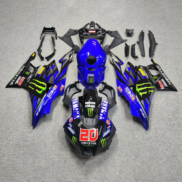 2019-2021 Yamaha YZF-R3 R25 ruiskutussuojasarja, runko muovia ABS