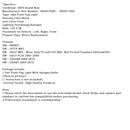 Lámparas de pareja de luces antiniebla para Volkswagen Golf Mk5 GTI Versión 2004-2009