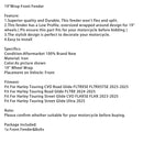 2024–2025 Harley Touring Road Glide FLTRX 19"" Wrap Frontfender Iron