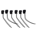 6-EV6 Fuel Injector Connector Plug Clip Pigtail Quick Disconnect Fit Hyundai