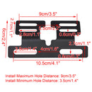 Universelle Motorrad-Kennzeichenhalterung hinten