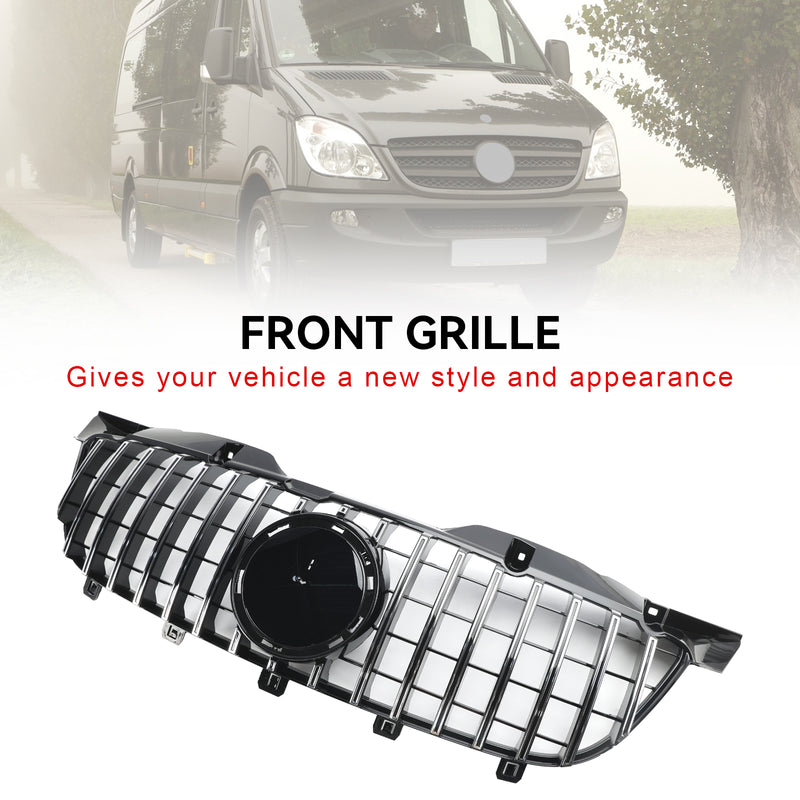 2006–2013 Frontgrill Chrom – passend für Mercedes-Benz Sprinter W906 Pre-Facelift