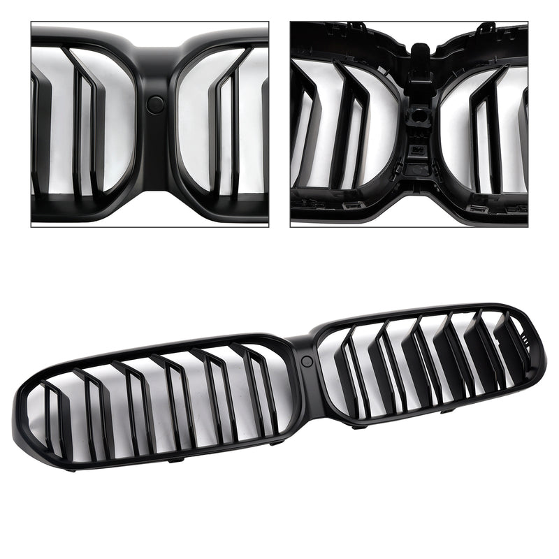 2021–2024 BMW G30 G31 LCI Mattschwarzer Nierengrill mit Doppellamellen