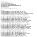 Luftmassenmesser Sensor Für Mercedes-Benz W202 W210 Sprinter 2-T 0000941448