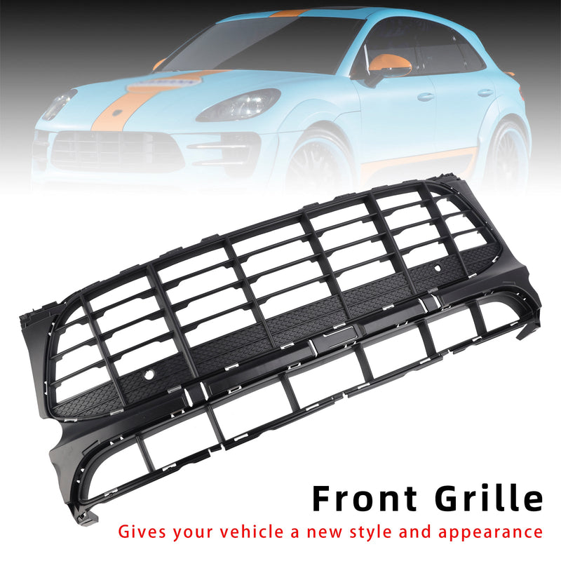 2015-2018 Porsche Macan Schwarz Front Bunk Grille 95B807683H1E0