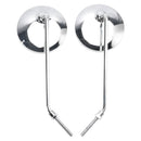 Zpětné zrcátko chromové zrcátko kulaté 8mm vhodné pro Honda Passport C50 C70 C90