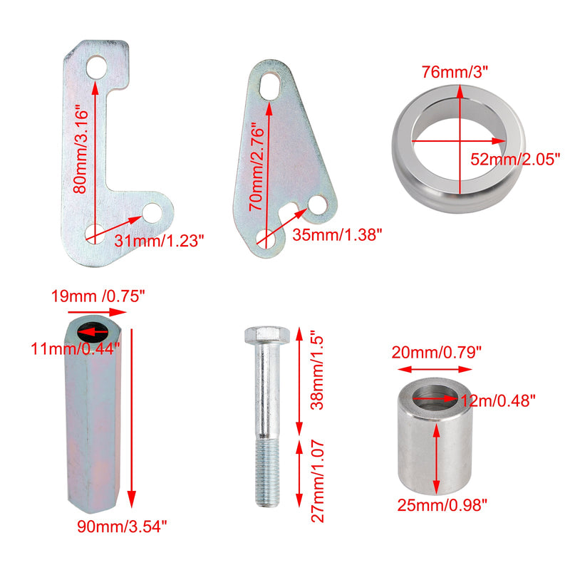2020–2025 Polaris Ranger 1000 Lift Kit 3 Zoll Vorder- und Hinterradaufhängung