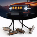 4Pcs Front Grille LED Lighting RGB With APP Controller For SUV off-road vehicles