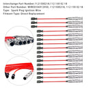 16 stücke Zündkerze Zündung Kabel Set 1121500218 Für Mercedes Benz ML SLK 320 350