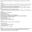 6F35 Getriebeölpumpe für Ford EcoSport Lincoln Fusion 1.0L 2018-2021