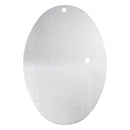 DIY Universal Motorcykel registreringsskylt Aluminium Anpassad oval registreringsskylt