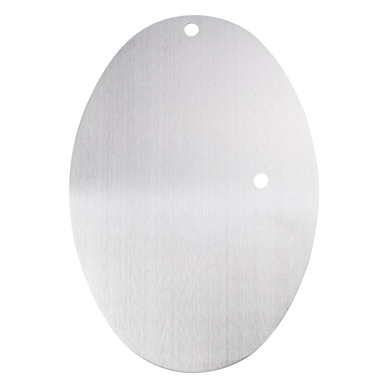 DIY Universal Motorcykel registreringsskylt Aluminium Anpassad oval registreringsskylt