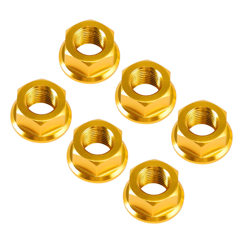 6x Kettenradmuttern M10 x 1mm Für Ducati Panigale V2 V4 V4S 1199 1299 12-24