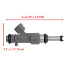 4 inyectores de combustible para Nissan Frontier 2.5L 2005-2019 16600-EA00A