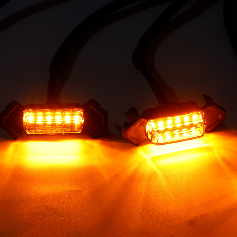 2016-2023 Toyota Tacoma Clear Lens Amber Light Front Grille LED Light Kit