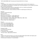 Ford Toyota Chevy Suzuki 5PCS U440E AW80-40LE Getriebemagnet-Schaltsatz