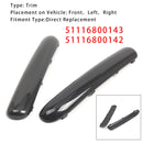 2001–2004 Mini One Cooper R50/R52/R53 Paar Frontstoßstangen-Zierleisten-Set, Karbonfaser